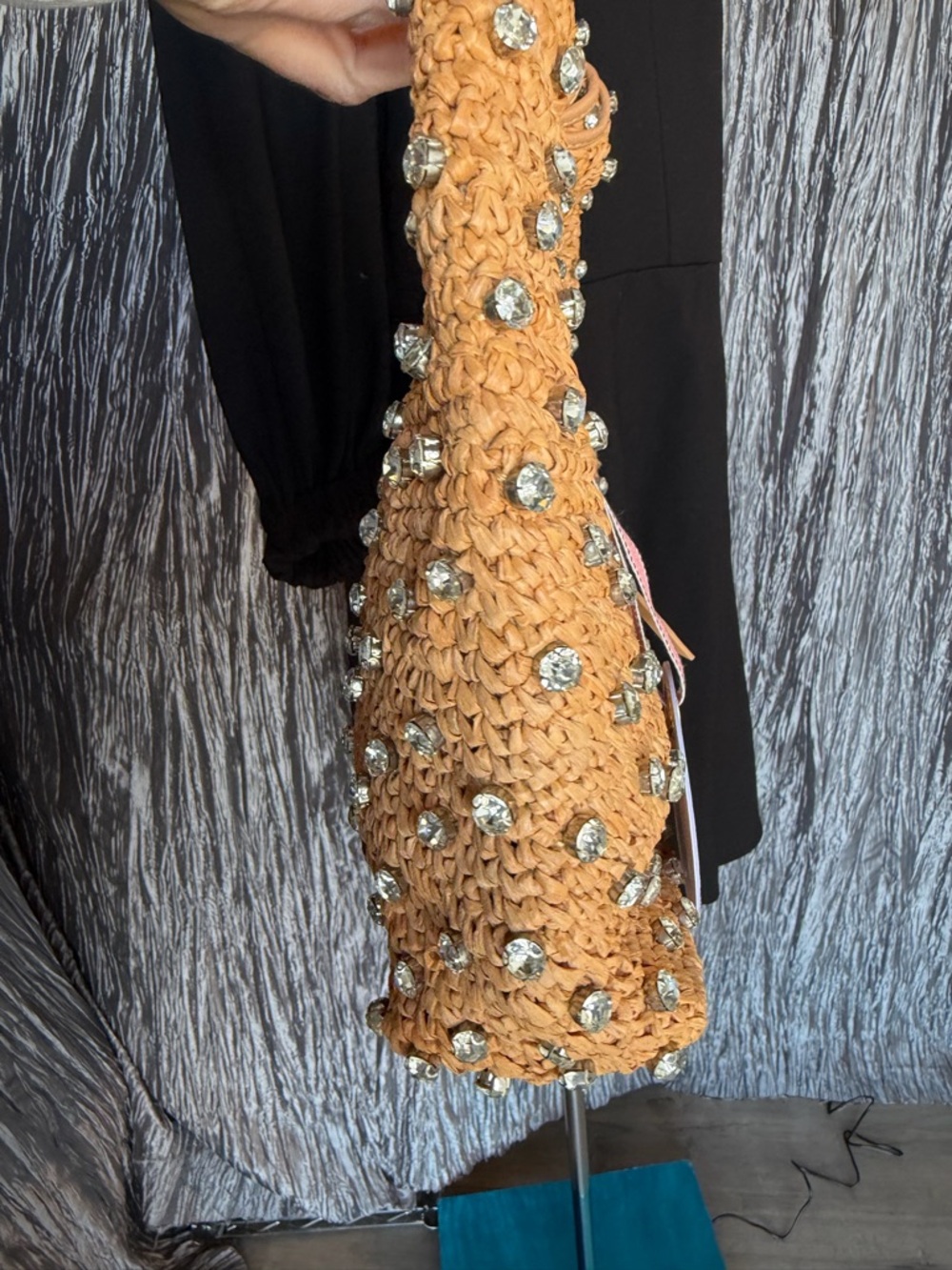 BTB Los Angeles Maeve Crystal Hobo Bag - Picture 10 of 16